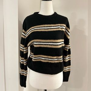 Divided Striped Sweater